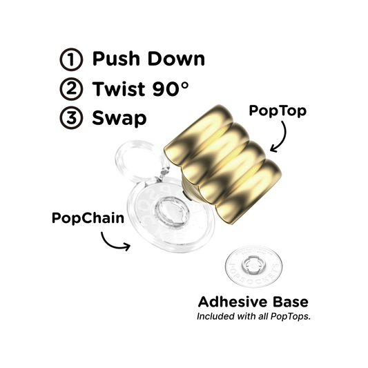 Enamel Puffy Stack Gold — PopTop - US 03081