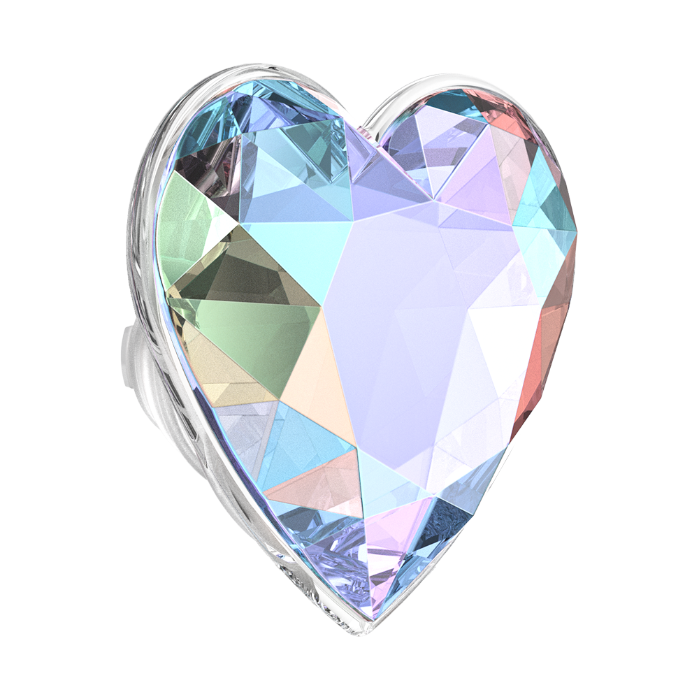 Iridescent Crystal Heart — MagSafe PopGrip - US 77822