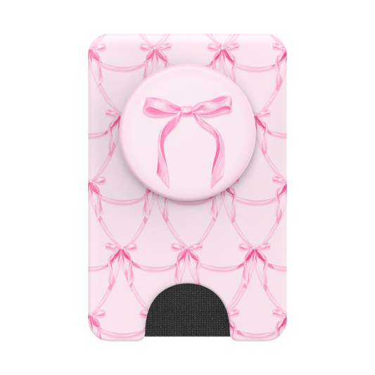 Satin Bow Blush — MagSafe PopWallet+ - US 58497