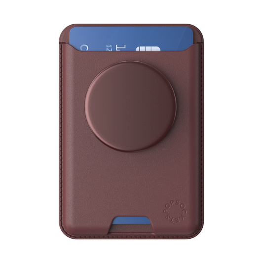 Aluminum Oxblood — Softgoods MagSafe PopWallet+ - US 50509
