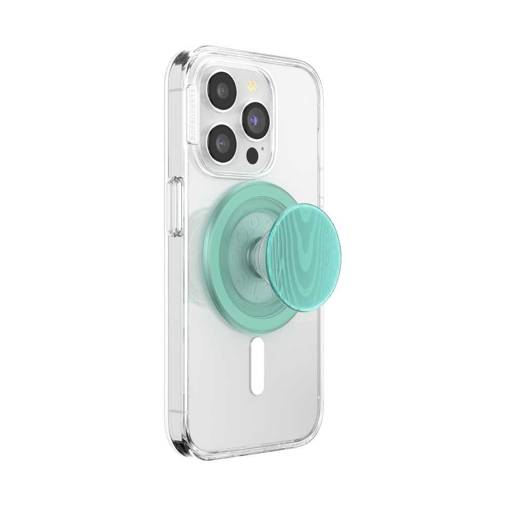 Aluminum Moire Turquoise — MagSafe PopGrip - US 14236