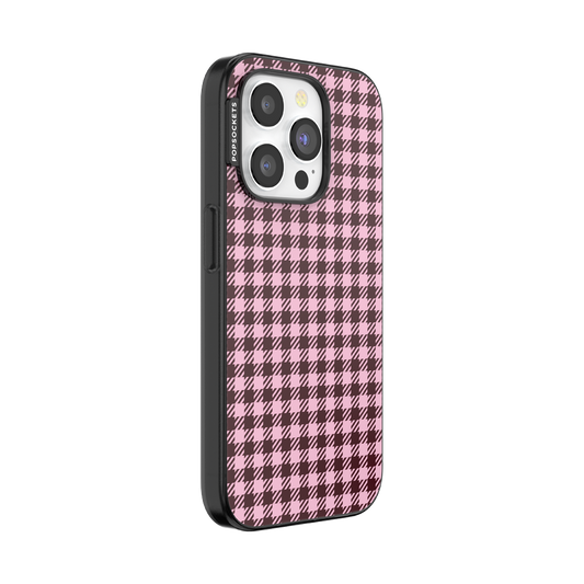 Black Cherry Gingham — iPhone 15 Pro MagSafe Case - US 03193