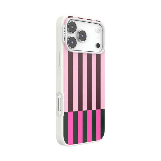 Pop of Pink Stripe — iPhone 17 Pro Max MagSafe Case - US 86269