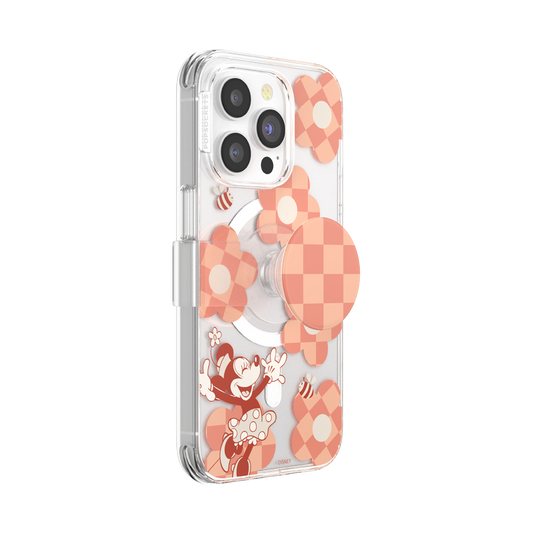Minnie Checkered Flower — iPhone 14 Pro MagSafe Case - US 51513