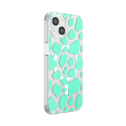 Turquoise Cow Cow — iPhone 13 MagSafe Case - US 77527