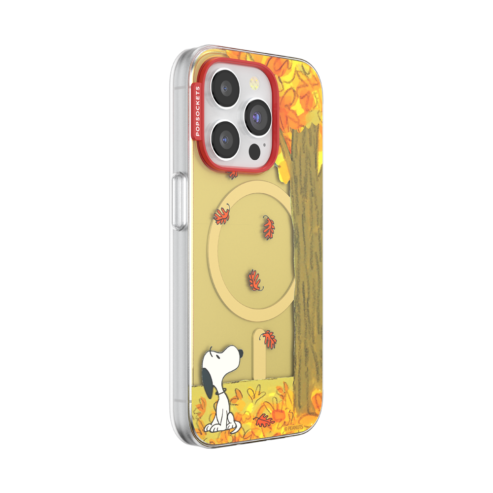 Snoopy in Fall — iPhone 15 Pro MagSafe Case - US 91834