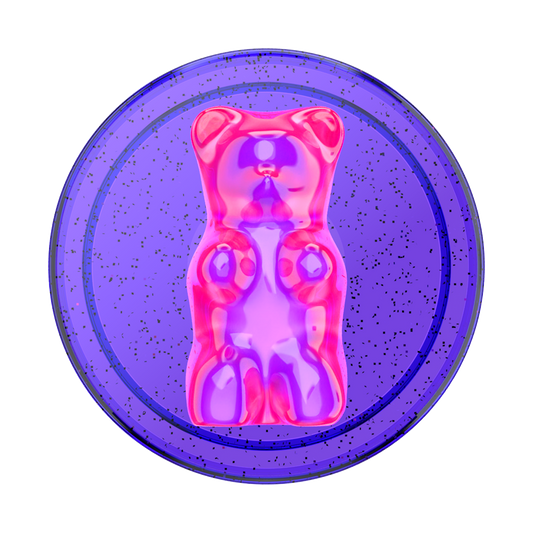 Bon Bon Gummy Bear Purple Punch — Adhesive PopGrip - US 72894