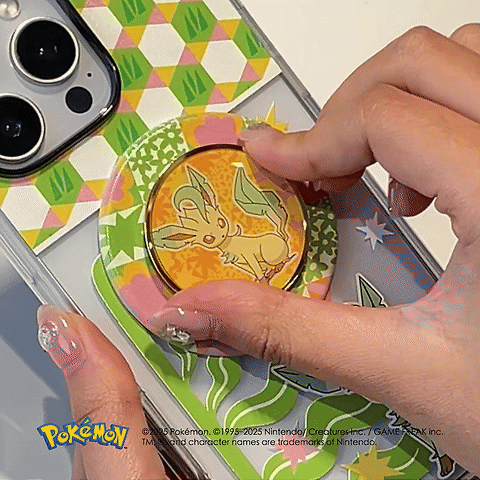 Enamel Mod Leafeon — MagSafe PopGrip - US 48860
