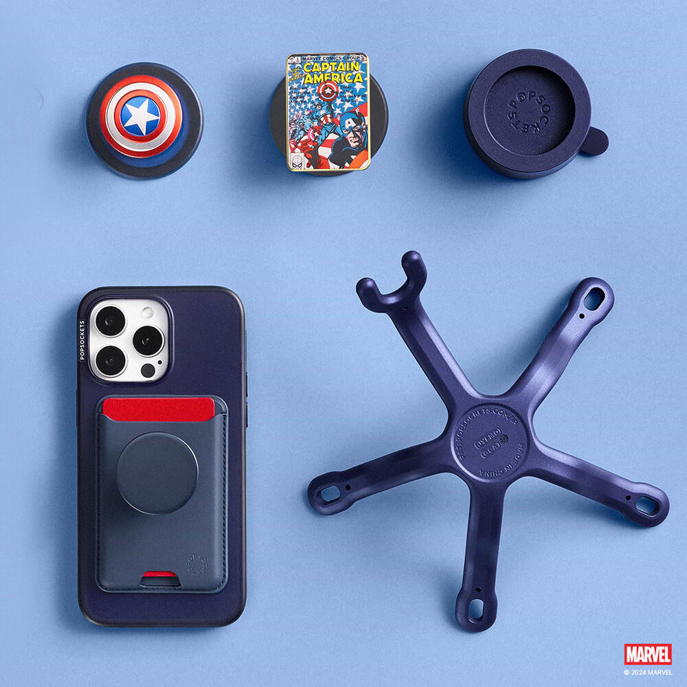 Enamel Captain America Comic Book — MagSafe PopGrip - US 65941