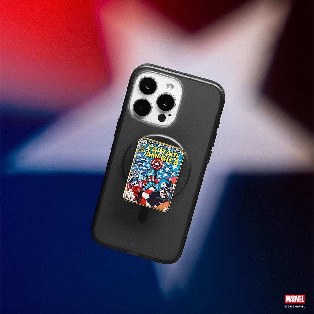 Enamel Captain America Comic Book — MagSafe PopGrip - US 65941