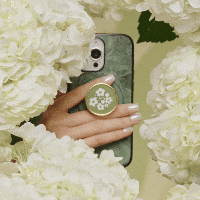 Enamel Floral Relief — MagSafe PopGrip - US 63593