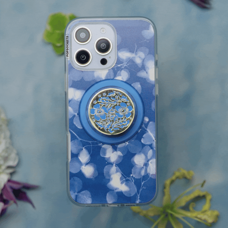 Enamel Lace Blue Vermeer — MagSafe PopGrip - US 09420