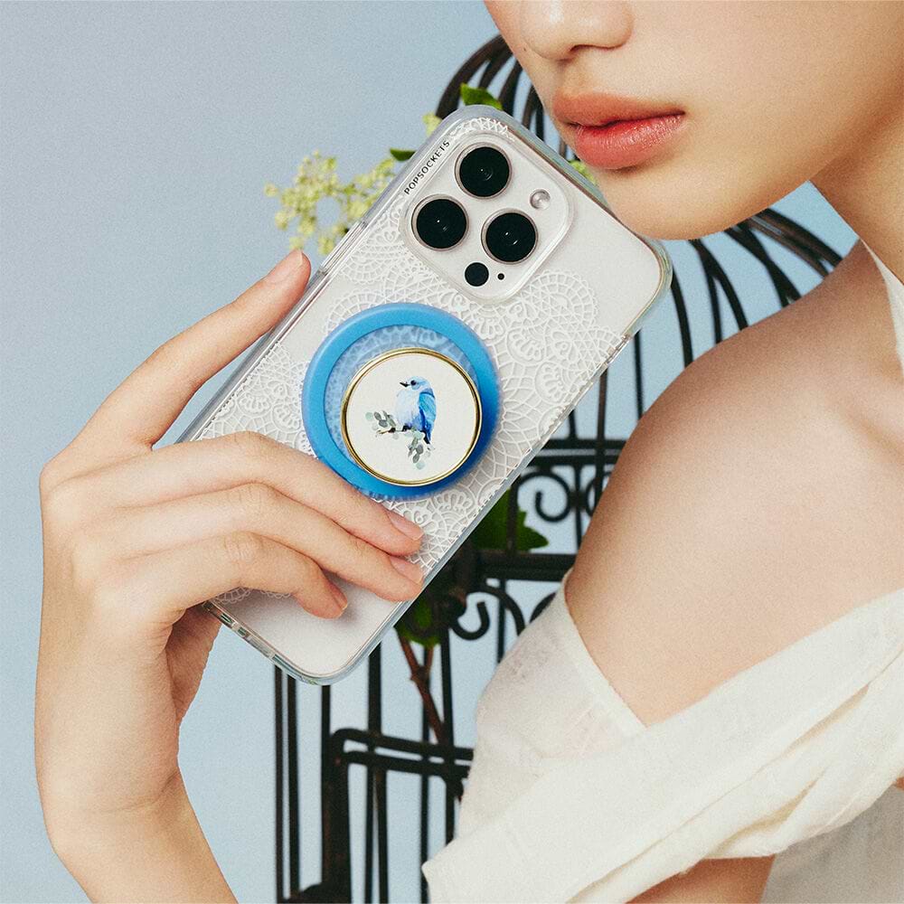 Enamel Blue Bird — MagSafe PopGrip - US 23442