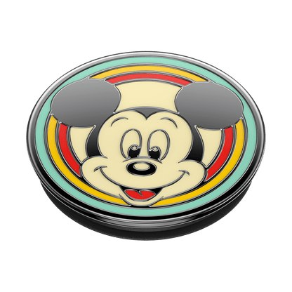 Enamel Vintage Mickey Mouse — Adhesive PopGrip - US 24239