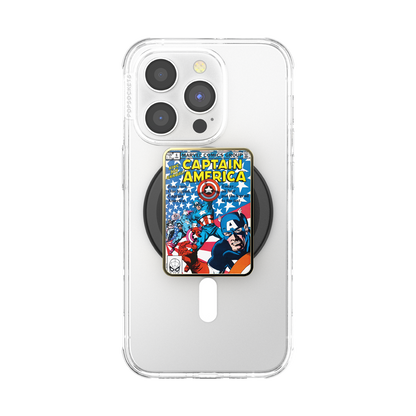 Enamel Captain America Comic Book — MagSafe PopGrip - US 85601
