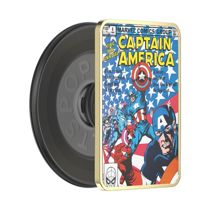 Enamel Captain America Comic Book — MagSafe PopGrip - US 38327