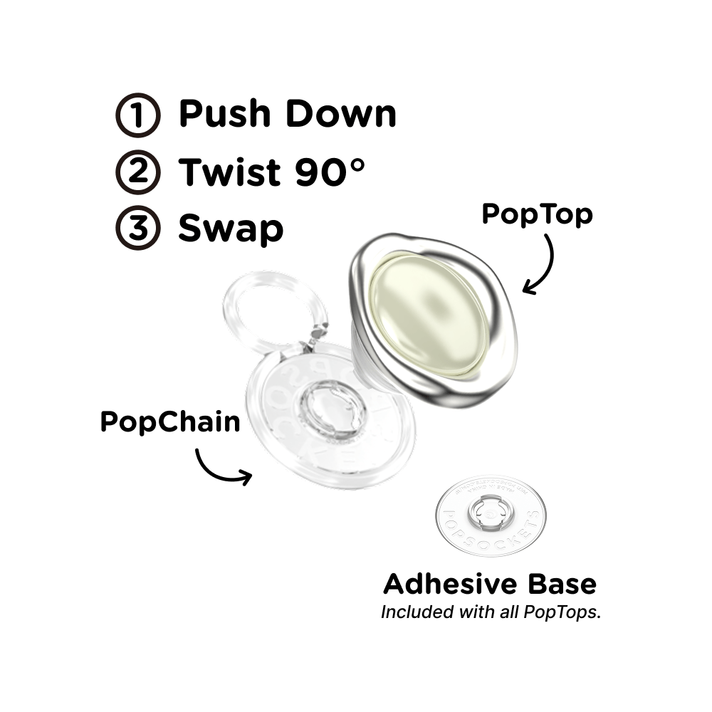 Enamel Eye of the Behold Silver — PopTop - US 41284