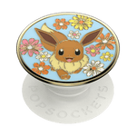 Floral Eevee Enamel — Adhesive PopGrip - US 80052