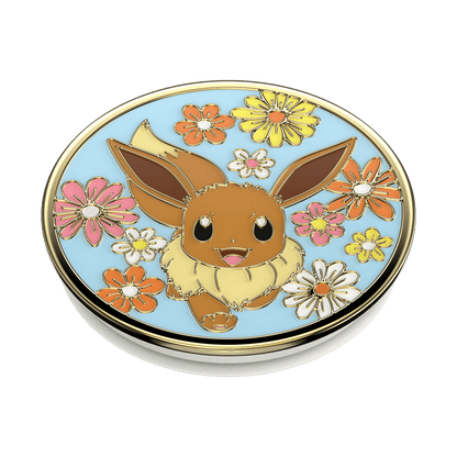 Floral Eevee Enamel — Adhesive PopGrip - US 80052