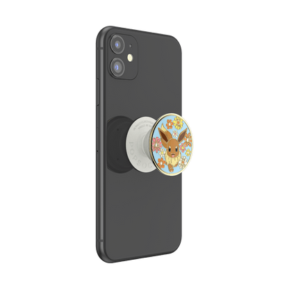 Floral Eevee Enamel — Adhesive PopGrip - US 33862