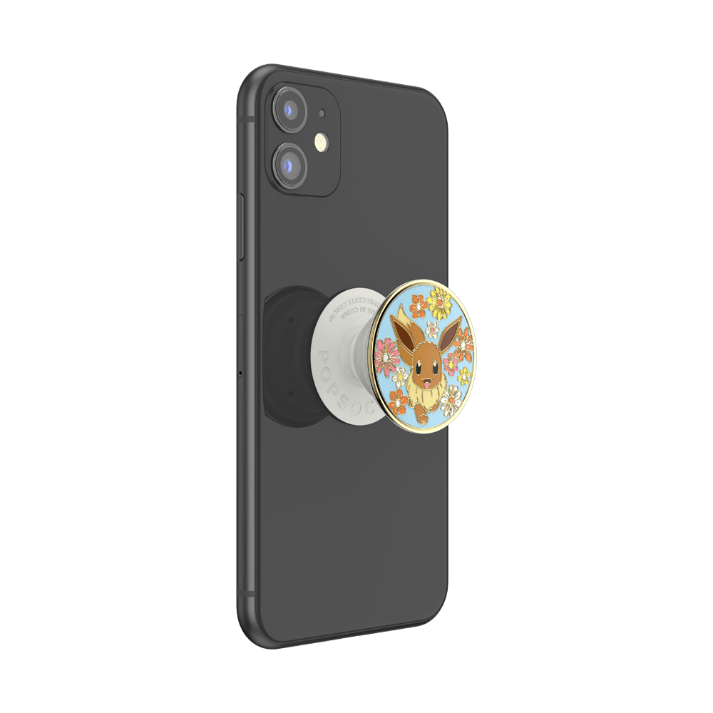 Floral Eevee Enamel — Adhesive PopGrip - US 15993