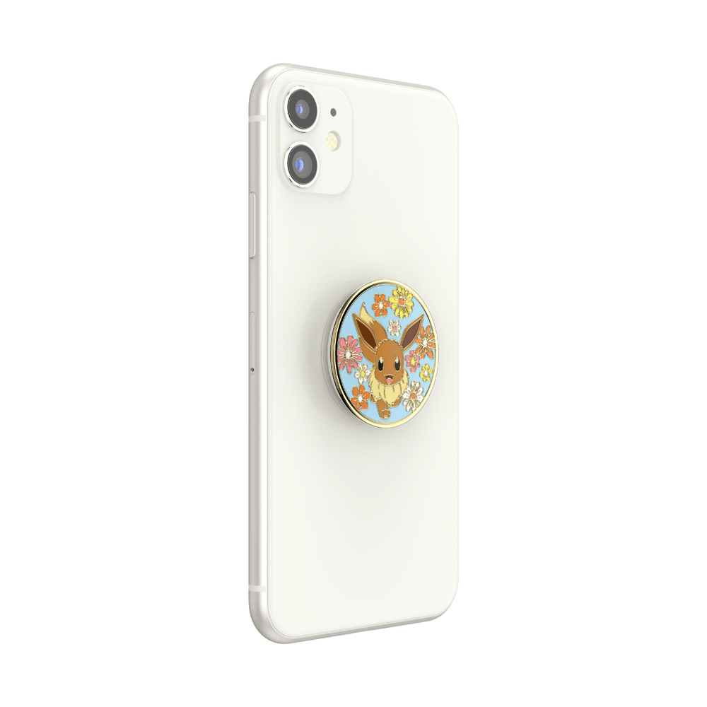 Floral Eevee Enamel — Adhesive PopGrip - US 82702