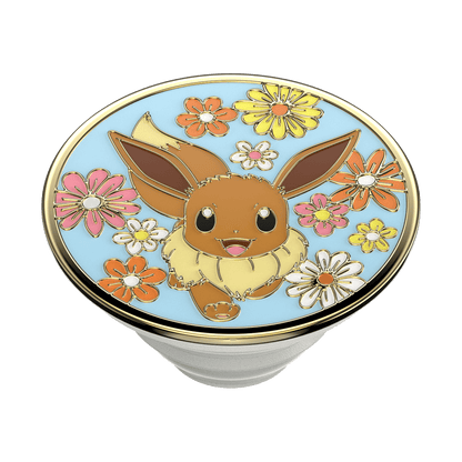 Floral Eevee Enamel — Adhesive PopGrip - US 33862