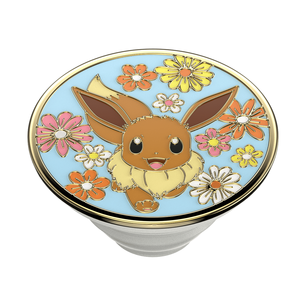 Floral Eevee Enamel — Adhesive PopGrip - US 82702