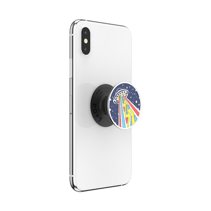 Enamel Outta This World Navy — Adhesive PopGrip - US 17625