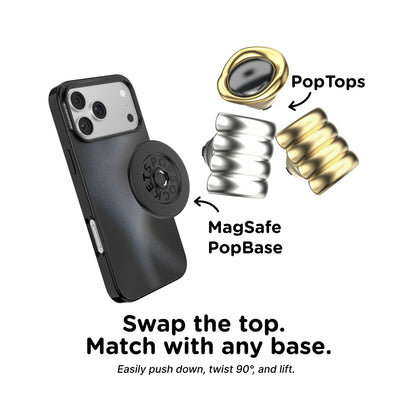 Enamel Puffy Stack Silver — PopTop - US 48278