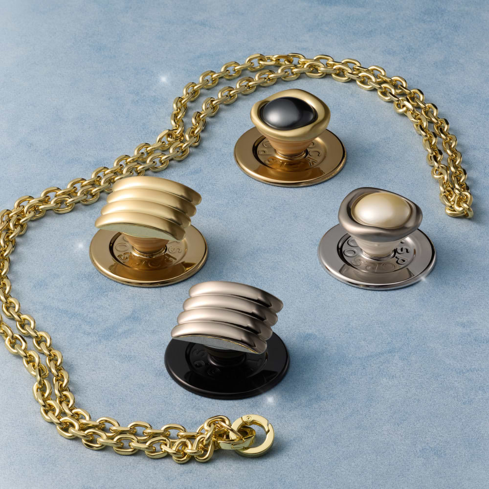 Enamel Puffy Stack Gold —  MagSafe PopGrip - US 18174