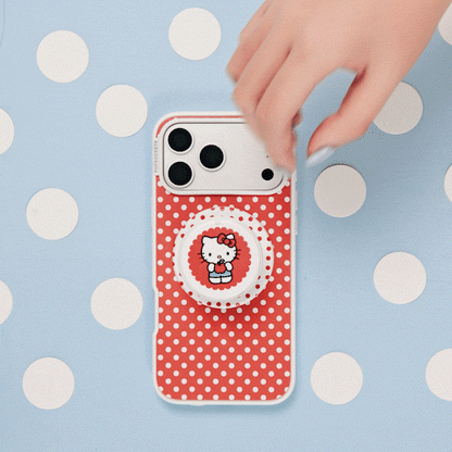 Cherry Red Polka Dot — iPhone 15 Pro MagSafe Case - US 06667