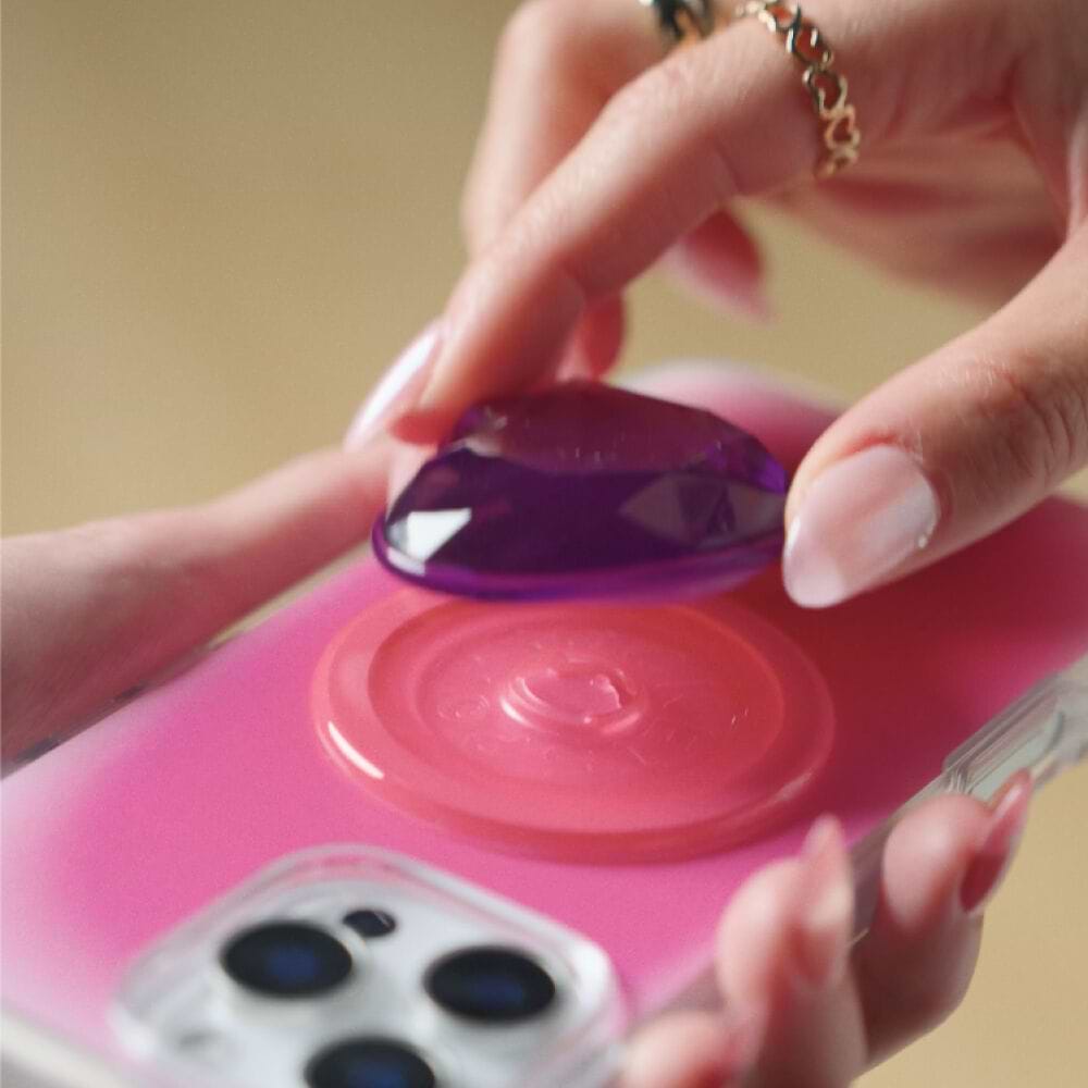 Crystal Heart Lavender —  MagSafe PopGrip - US 82984