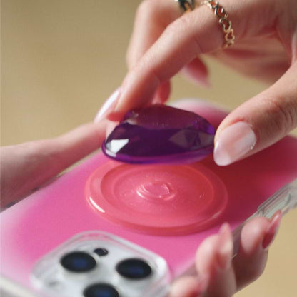 Crystal Heart Lavender —  MagSafe PopGrip - US 56962