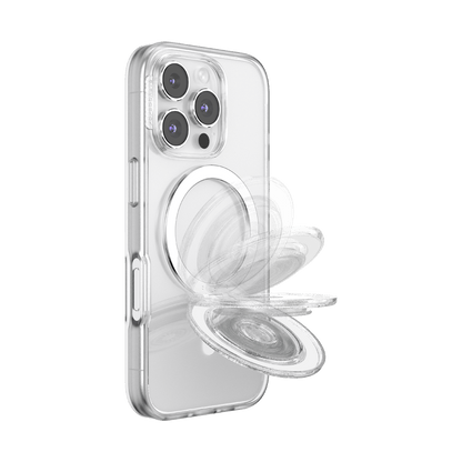 Clear Glitter — MagSafe Kick-Out Grip & Stand - US 84702
