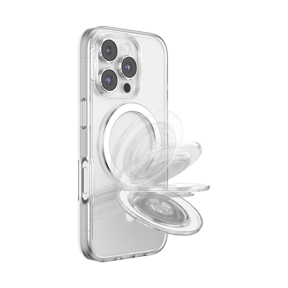 Clear Glitter — MagSafe Kick-Out Grip & Stand - US 42890