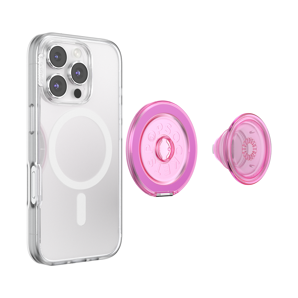 Translucent Baby Pink — MagSafe Kick-Out Grip & Stand - US 03132
