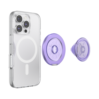 Translucent Dusty Purple — MagSafe Kick-Out Grip & Stand - US 03987