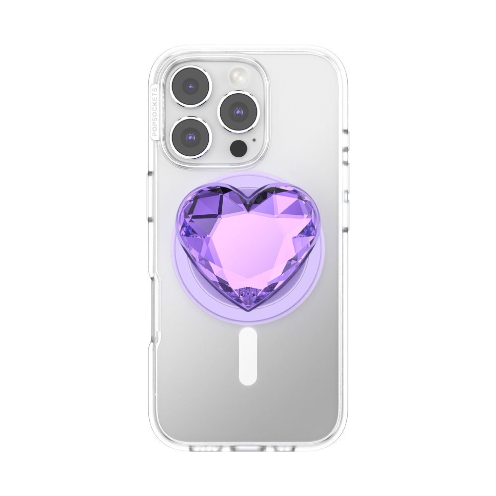 Crystal Heart Lavender —  MagSafe PopGrip - US 91218