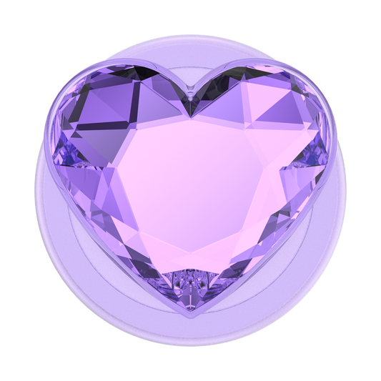 Crystal Heart Lavender —  MagSafe PopGrip - US 91218