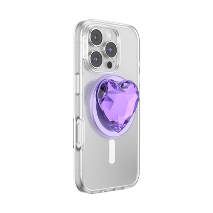 Crystal Heart Lavender —  MagSafe PopGrip - US 14569