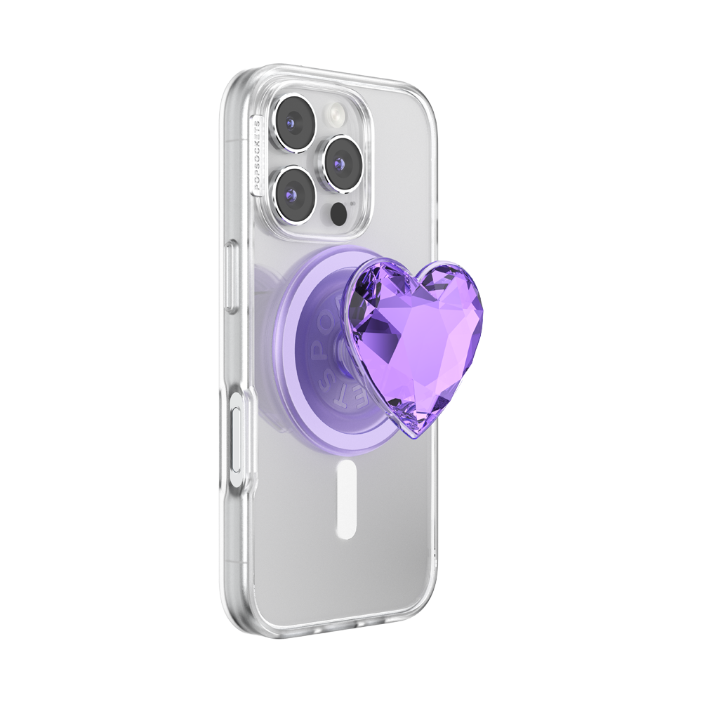 Crystal Heart Lavender —  MagSafe PopGrip - US 56962