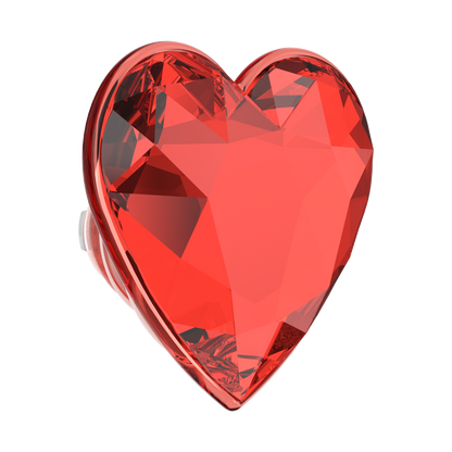 Crystal Heart Rosso —  MagSafe PopGrip - US 79608