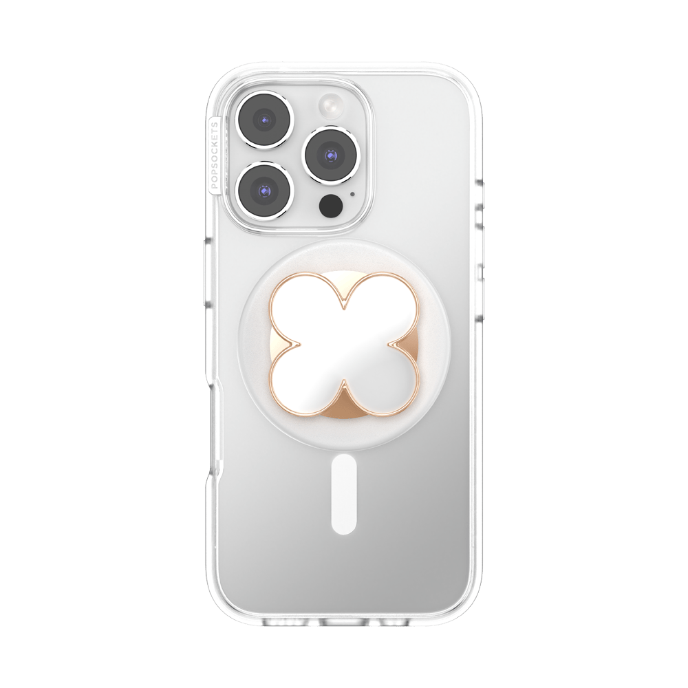 Enamel Clover Rose Gold — MagSafe PopGrip - US 69930