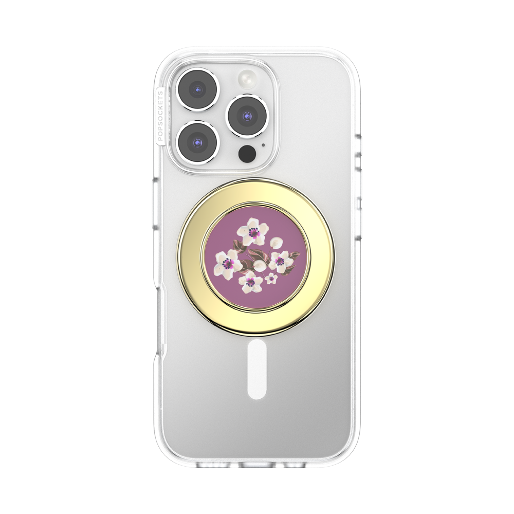 Enamel Floral Mauve — MagSafe PopGrip - US 24236