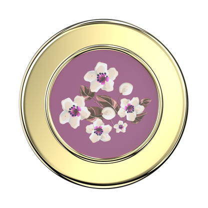 Enamel Floral Mauve — MagSafe PopGrip - US 57662
