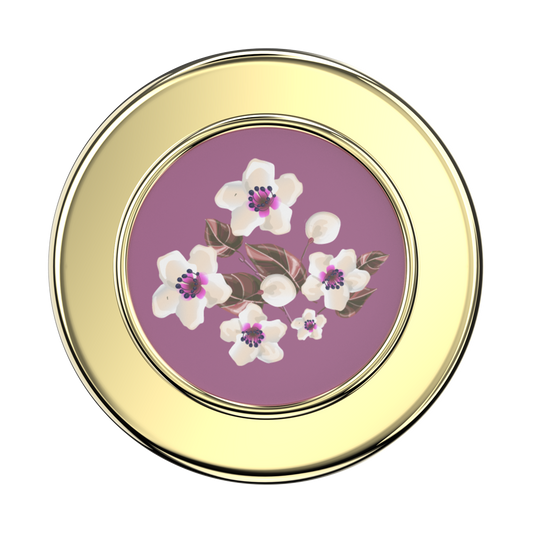 Enamel Floral Mauve — MagSafe PopGrip - US 57662