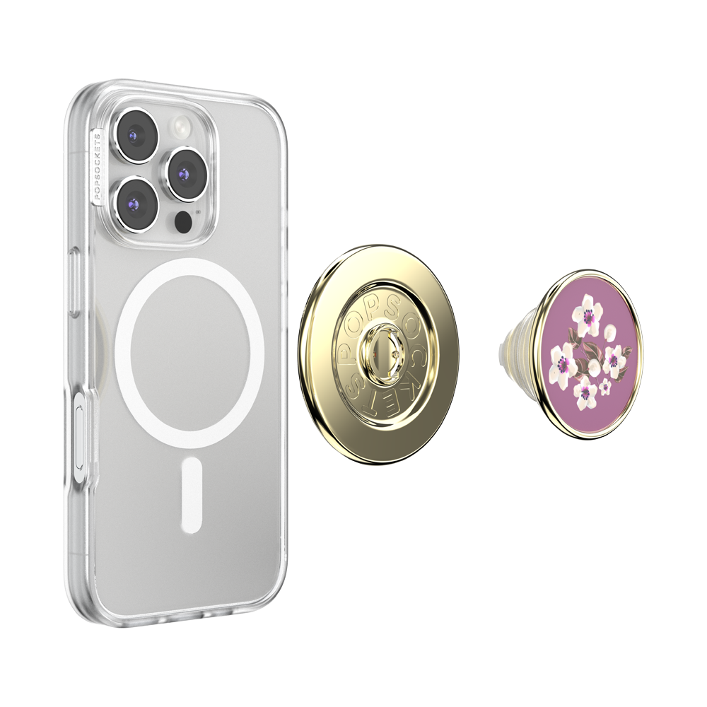 Enamel Floral Mauve — MagSafe PopGrip - US 76939