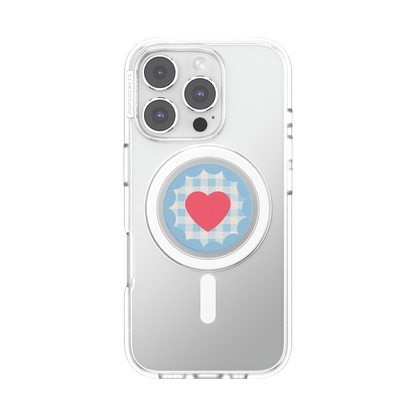Gingham Heart —  MagSafe PopGrip - US 64286