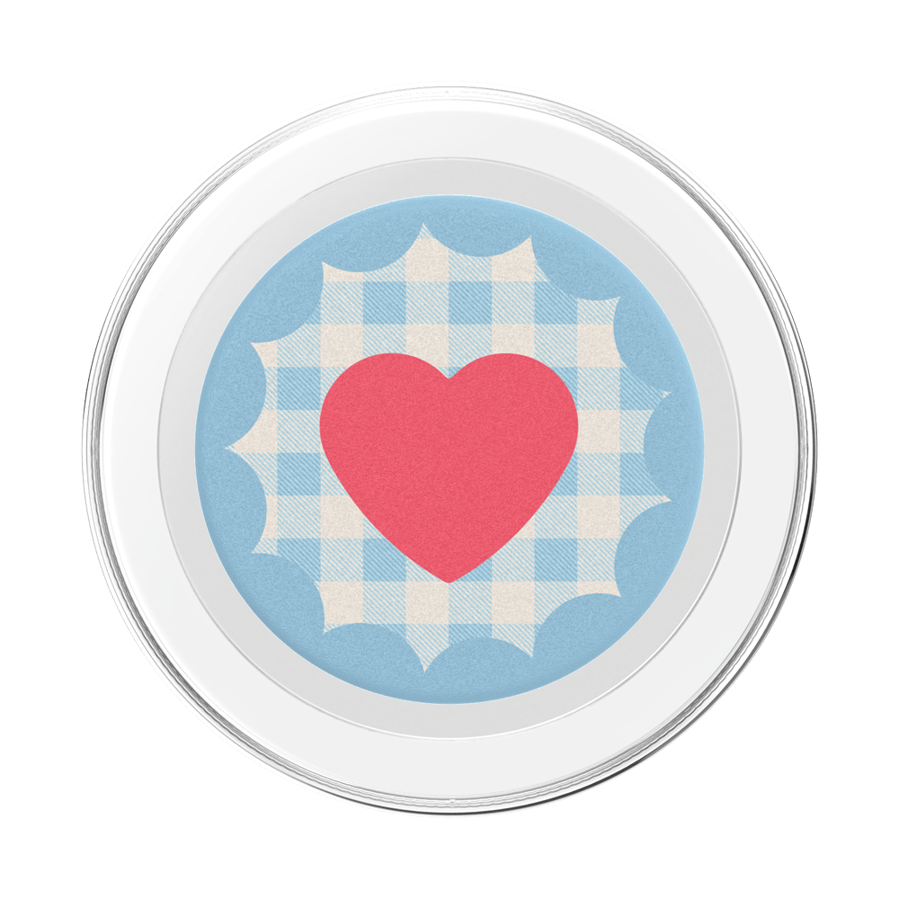 Gingham Heart —  MagSafe PopGrip - US 64286